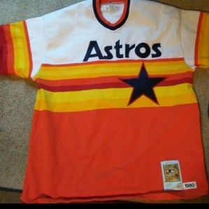 Astros baseball jersey lx 1980 vintage texas